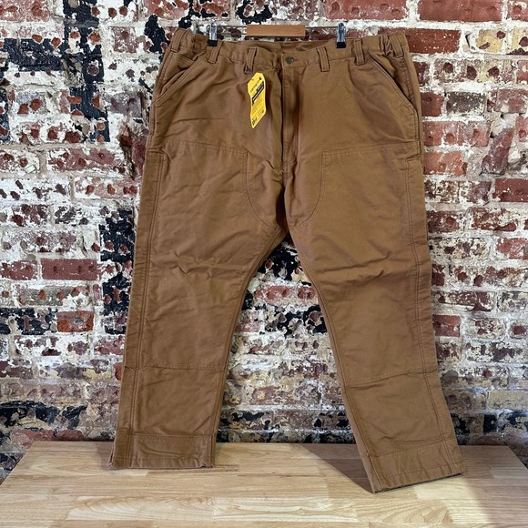 Carhartt Washed Duck Insulated Pant Extreme Warmth Loose Fit Size 2XL NWT